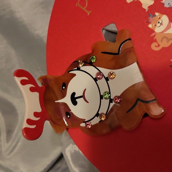 Doggie holiday hairclips brand new - Picture 3 of 4